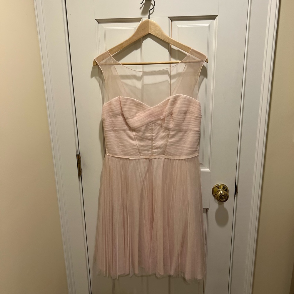 Pink Tulle bridesmaid dress … size 10 (but had alterations)